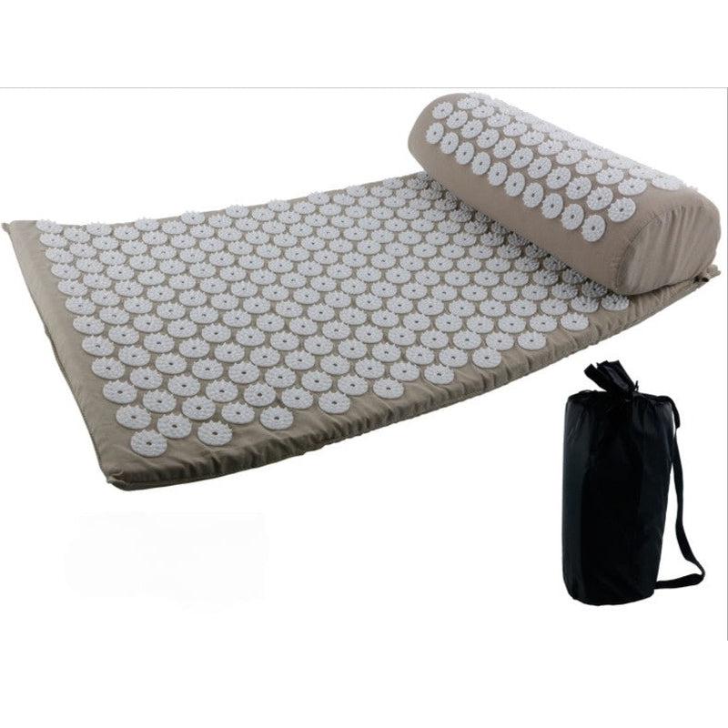 Acupressure Yoga Massage Mat with Pillow | Relieve from Stress & Back Pain